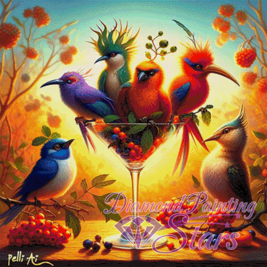 Party Birds by Pelli AI